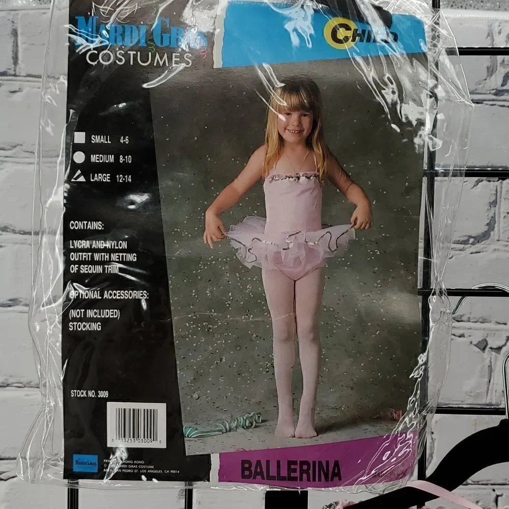 Halloween Costume Ballerina Child Large 12-14